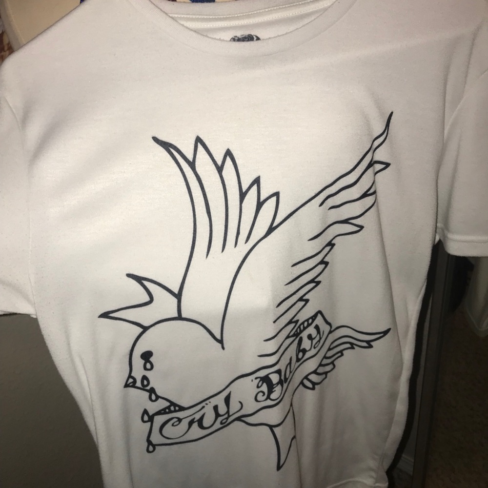 Lil Peep Shirt White and Black